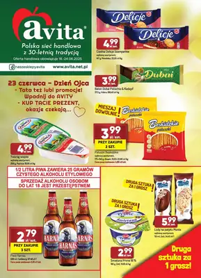 Avita - gazetka promocyjna Gazetka od środy 18.06 do wtorku 24.06 Avita - gazetka promocyjna Gazetka od środy 18.06 do wtorku 24.06