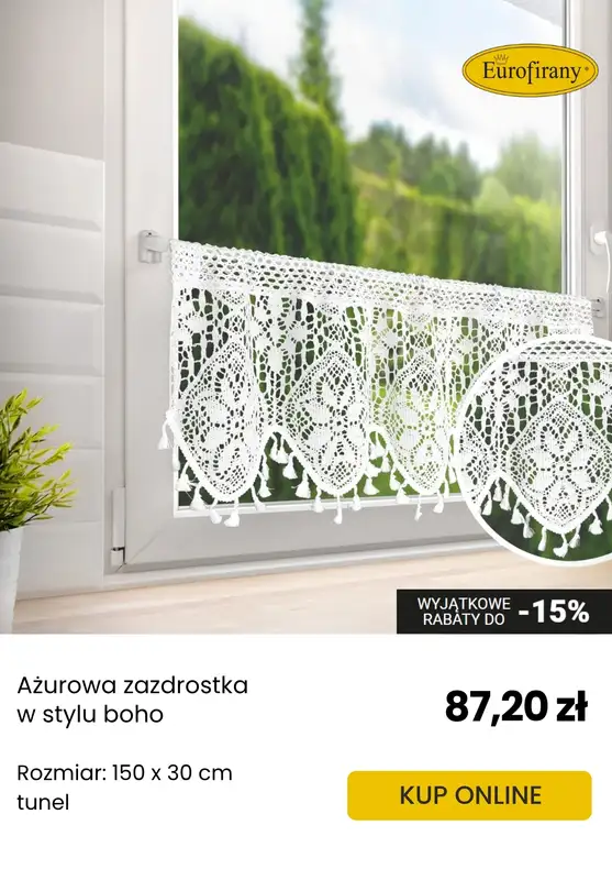 Eurofirany - gazetka promocyjna Zazdrostki: mały detal, wielki efekt od środy 18.06  - strona 10