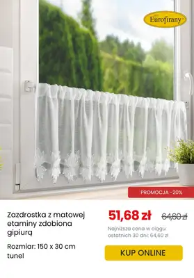 Eurofirany - gazetka promocyjna Zazdrostki: mały detal, wielki efekt od środy 18.06  - strona 5 Eurofirany - gazetka promocyjna Zazdrostki: mały detal, wielki efekt od środy 18.06  - strona 5