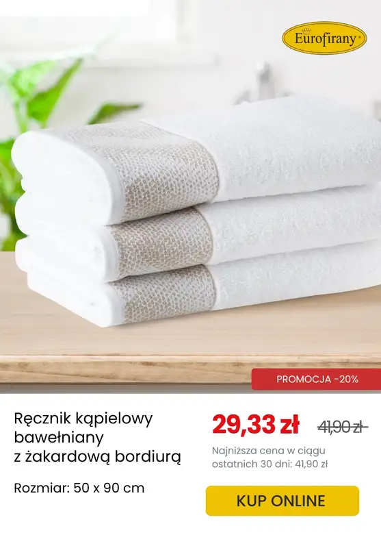 Eurofirany - gazetka promocyjna Ręczniki w SUPERCENACH! od czwartku 19.06  - strona 5