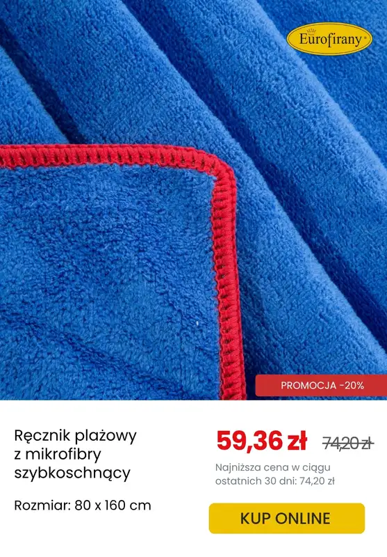 Eurofirany - gazetka promocyjna Ręczniki w SUPERCENACH! od czwartku 19.06  - strona 10