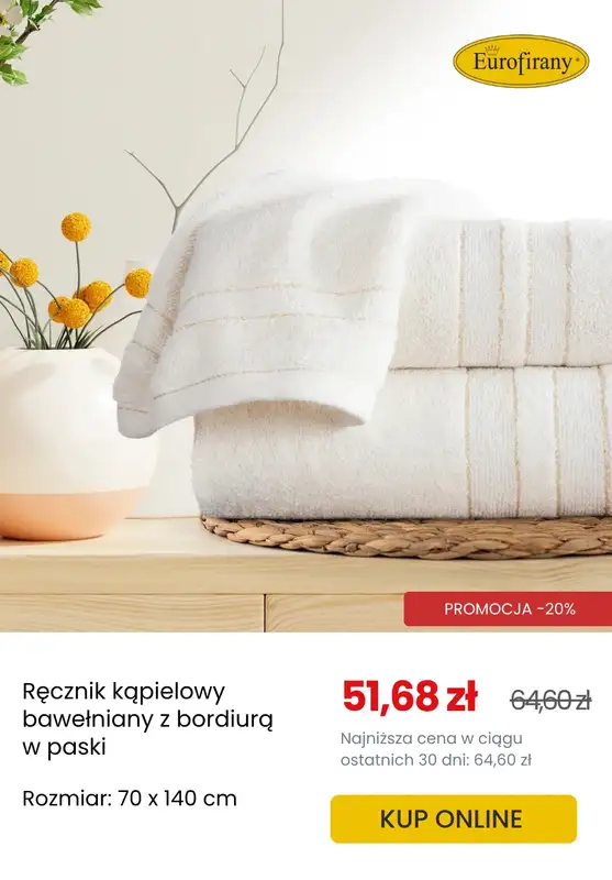 Eurofirany - gazetka promocyjna Ręczniki w SUPERCENACH! od czwartku 19.06  - strona 9