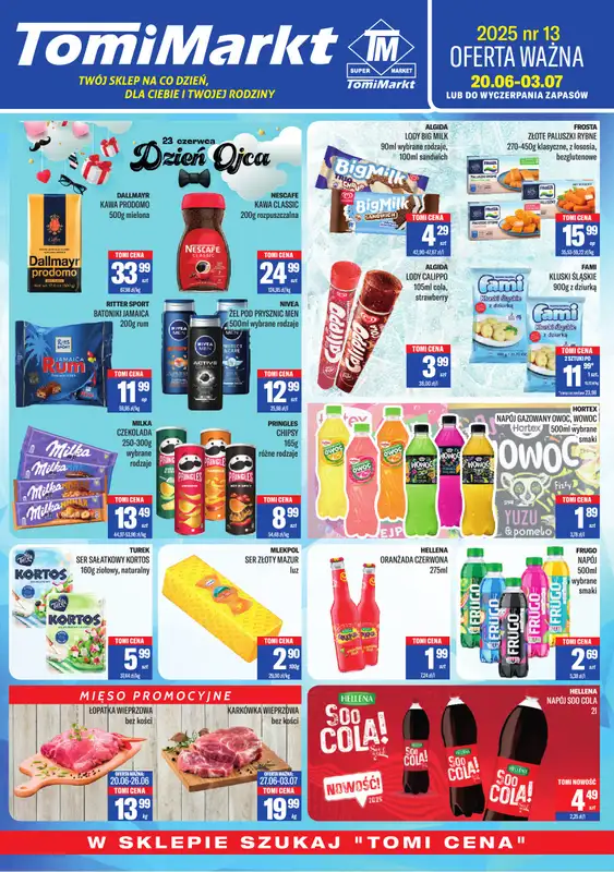 Tomi Markt - gazetka promocyjna Gazetka od piątku 20.06 do czwartku 03.07