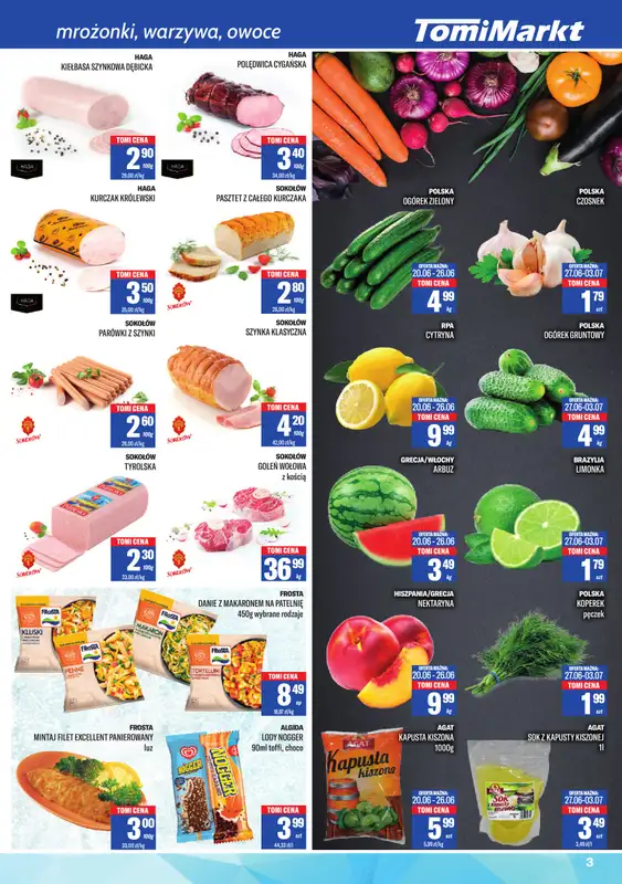 Tomi Markt - gazetka promocyjna Gazetka od piątku 20.06 do czwartku 03.07 - strona 3