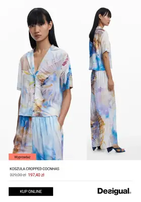 Desigual - gazetka promocyjna Do -50% odzież plażowa od środy 18.06  - strona 5