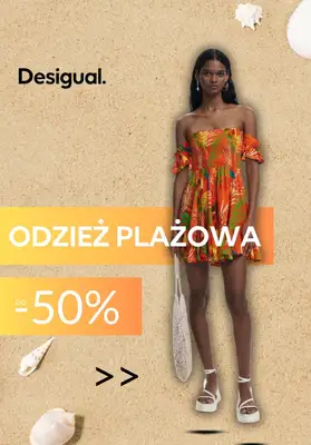 Desigual - gazetka promocyjna Do -50% odzież plażowa od środy 18.06 