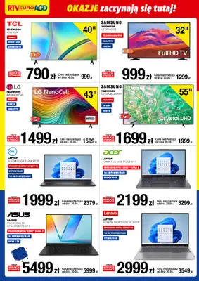 RTV EURO AGD - gazetka promocyjna WIELKIE OTWARCIE! PH PRUDNIK od środy 25.06 do niedzieli 29.06 - strona 2 RTV EURO AGD - gazetka promocyjna WIELKIE OTWARCIE! PH PRUDNIK od środy 25.06 do niedzieli 29.06 - strona 2