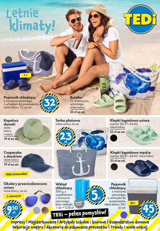 Tedi - gazetka promocyjna Letnie klimaty! od soboty 21.06 do soboty 21.06