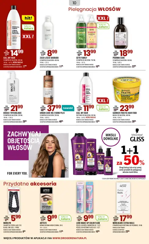 Drogerie Natura - gazetka promocyjna Gazetka od poniedziałku 23.06 do piątku 04.07 - strona 10
