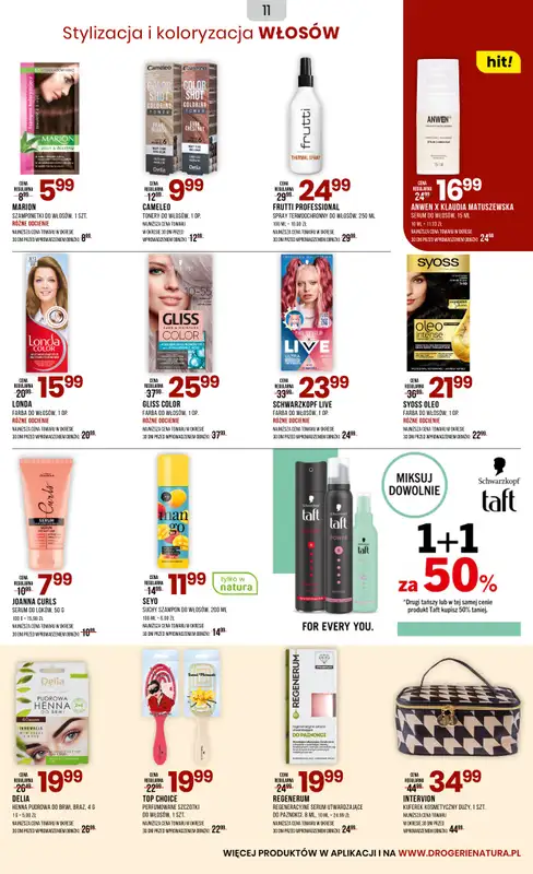 Drogerie Natura - gazetka promocyjna Gazetka od poniedziałku 23.06 do piątku 04.07 - strona 11