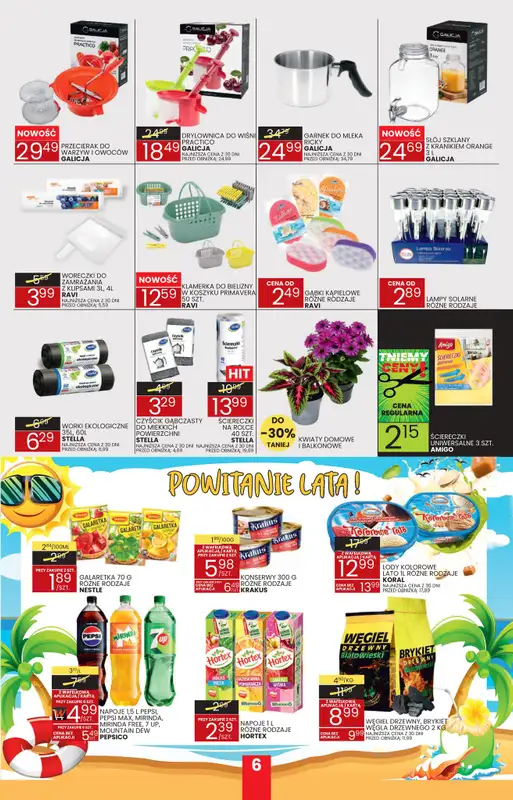 Wafelek - gazetka promocyjna Gazetka od poniedziałku 23.06 do soboty 05.07 - strona 6