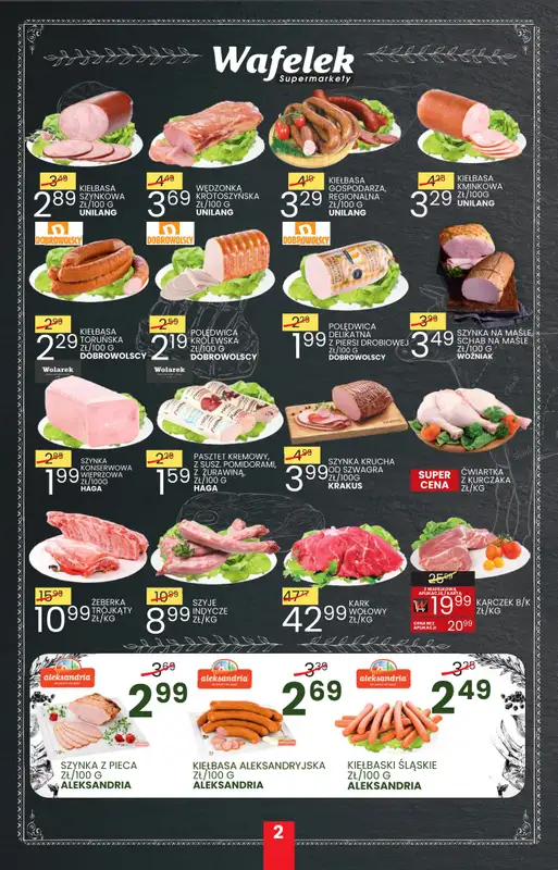 Wafelek - gazetka promocyjna Gazetka od poniedziałku 23.06 do soboty 05.07 - strona 2