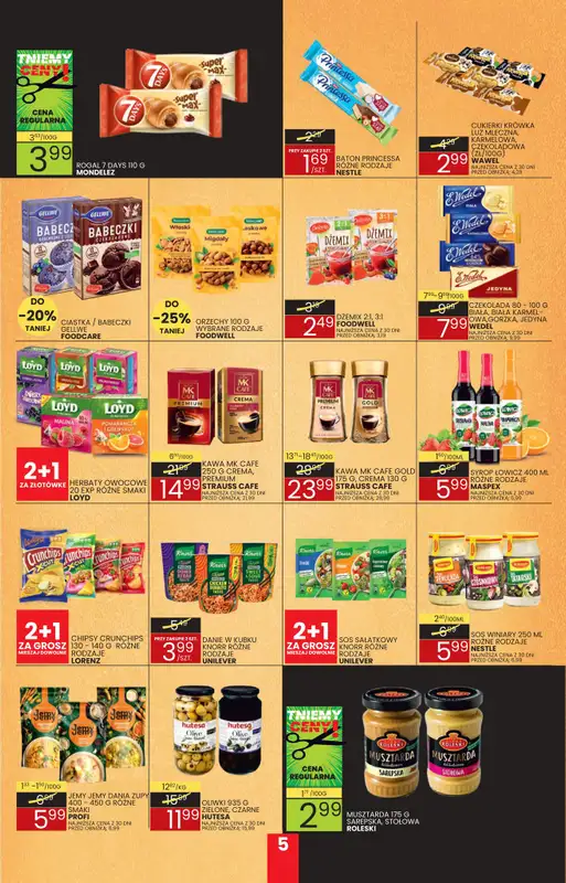 Wafelek - gazetka promocyjna Gazetka od poniedziałku 23.06 do soboty 05.07 - strona 5