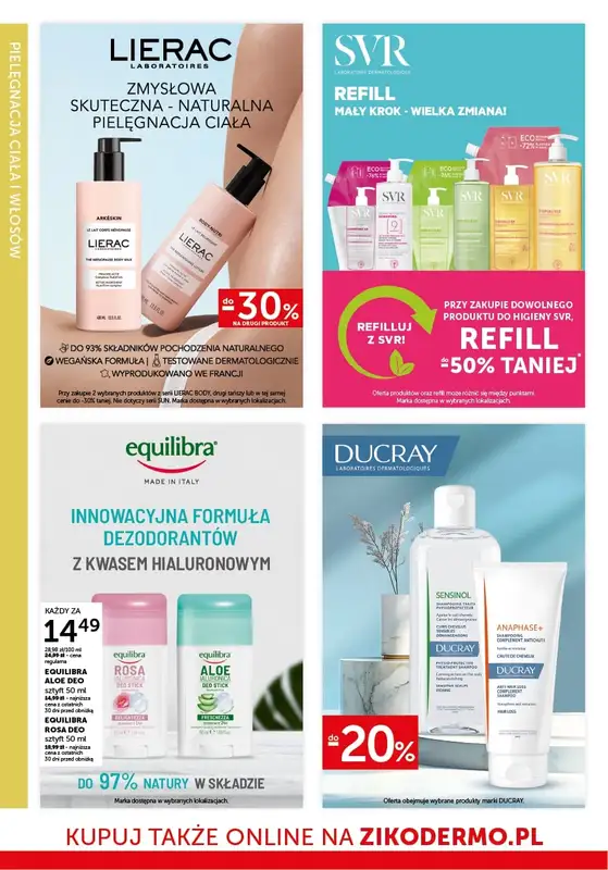 Ziko Dermo - gazetka promocyjna Gazetka Zmysłowa pielęgnacja od czwartku 26.06 do środy 09.07 - strona 20