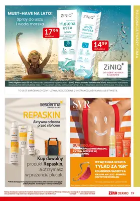 Ziko Dermo - gazetka promocyjna Gazetka Zmysłowa pielęgnacja od czwartku 26.06 do środy 09.07 - strona 19