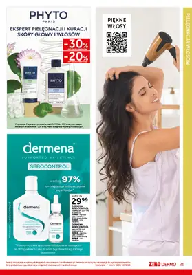 Ziko Dermo - gazetka promocyjna Gazetka Zmysłowa pielęgnacja od czwartku 26.06 do środy 09.07 - strona 21