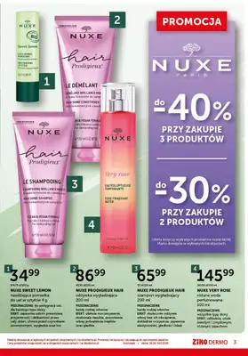 Ziko Dermo - gazetka promocyjna Gazetka Zmysłowa pielęgnacja od czwartku 26.06 do środy 09.07 - strona 3