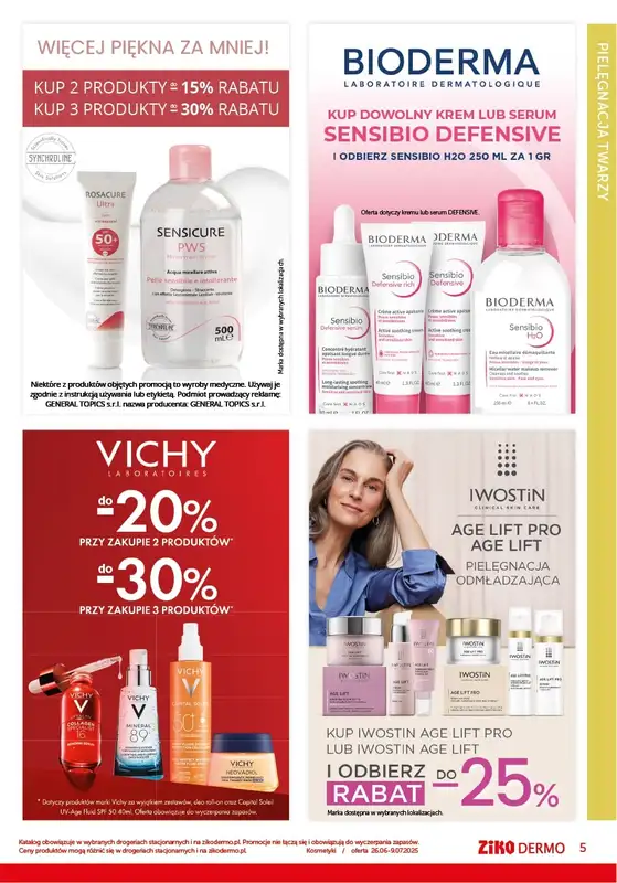 Ziko Dermo - gazetka promocyjna Gazetka Zmysłowa pielęgnacja od czwartku 26.06 do środy 09.07 - strona 5