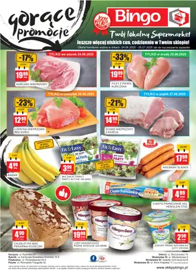 Bingo - gazetka promocyjna Gazetka od wtorku 24.06 do soboty 05.07