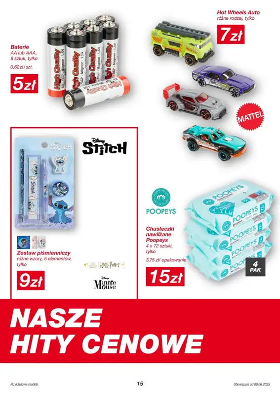 KiK - gazetka promocyjna Gazetka od poniedziałku 09.06 do poniedziałku 30.06 - strona 15