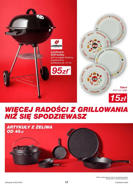KiK - gazetka promocyjna Gazetka od poniedziałku 09.06 do poniedziałku 30.06 - strona 12