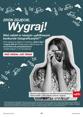 KiK - gazetka promocyjna Gazetka od poniedziałku 09.06 do poniedziałku 30.06 - strona 24