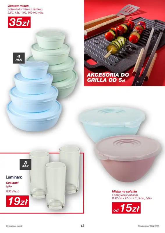 KiK - gazetka promocyjna Gazetka od poniedziałku 09.06 do poniedziałku 30.06 - strona 13