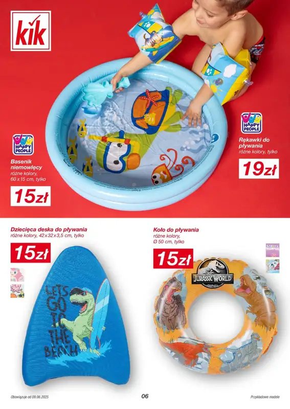 KiK - gazetka promocyjna Gazetka od poniedziałku 09.06 do poniedziałku 30.06 - strona 6