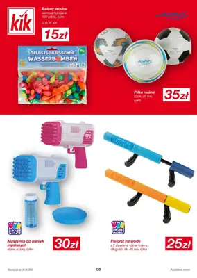 KiK - gazetka promocyjna Gazetka od poniedziałku 09.06 do poniedziałku 30.06 - strona 8