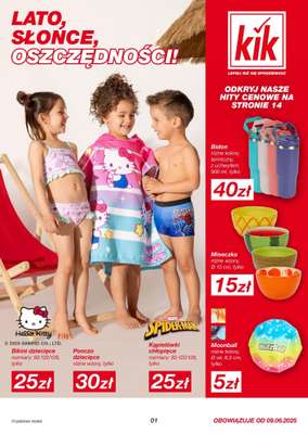 KiK - gazetka promocyjna Gazetka od poniedziałku 09.06 do poniedziałku 30.06