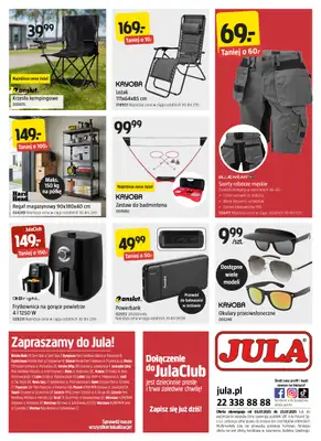 Jula - gazetka promocyjna Gazetka od czwartku 03.07 do środy 23.07 - strona 6 Jula - gazetka promocyjna Gazetka od czwartku 03.07 do środy 23.07 - strona 6