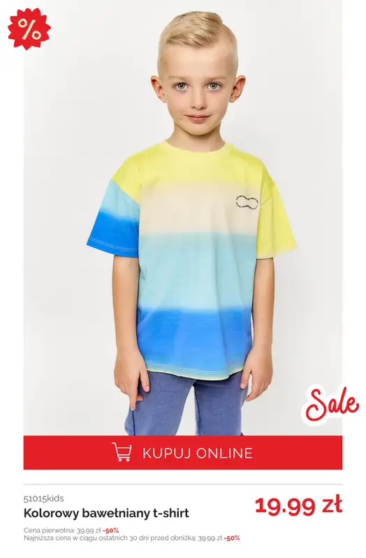 5.10.15 - gazetka promocyjna T-shirty na lato z wyprzedaży! od poniedziałku 23.06  - strona 18