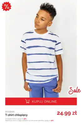 5.10.15 - gazetka promocyjna T-shirty na lato z wyprzedaży! od poniedziałku 23.06  - strona 14