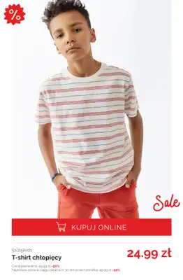 5.10.15 - gazetka promocyjna T-shirty na lato z wyprzedaży! od poniedziałku 23.06  - strona 5