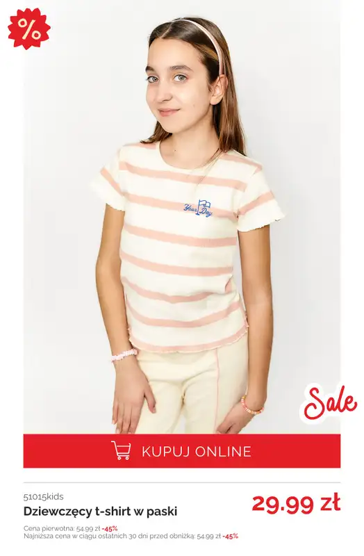 5.10.15 - gazetka promocyjna T-shirty na lato z wyprzedaży! od poniedziałku 23.06  - strona 7