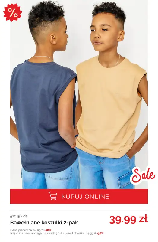 5.10.15 - gazetka promocyjna T-shirty na lato z wyprzedaży! od poniedziałku 23.06  - strona 13