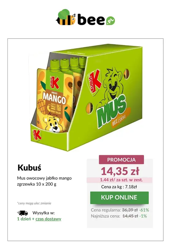 Bee.pl - gazetka promocyjna Jeszcze lepsze ceny! od wtorku 24.06 do poniedziałku 30.06 - strona 9