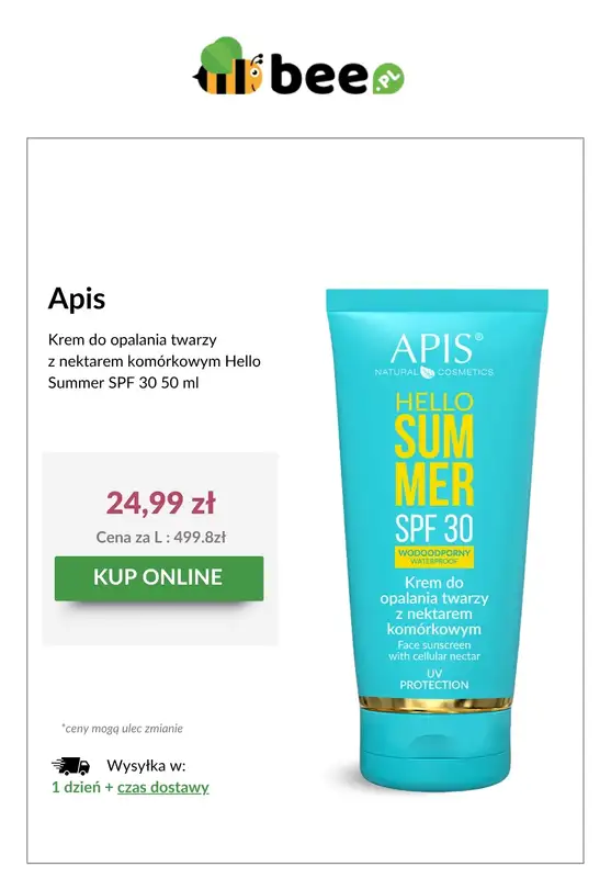 Bee.pl - gazetka promocyjna Ochrona przeciwsłoneczna od wtorku 24.06 do poniedziałku 30.06 - strona 9