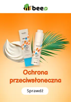 Bee.pl - gazetka promocyjna Ochrona przeciwsłoneczna od wtorku 24.06 do poniedziałku 30.06 Bee.pl - gazetka promocyjna Ochrona przeciwsłoneczna od wtorku 24.06 do poniedziałku 30.06