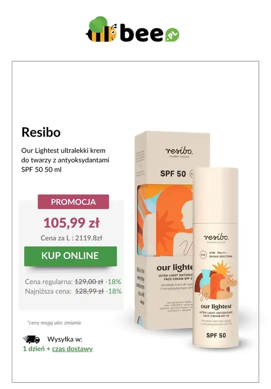 Bee.pl - gazetka promocyjna Ochrona przeciwsłoneczna od wtorku 24.06 do poniedziałku 30.06 - strona 5