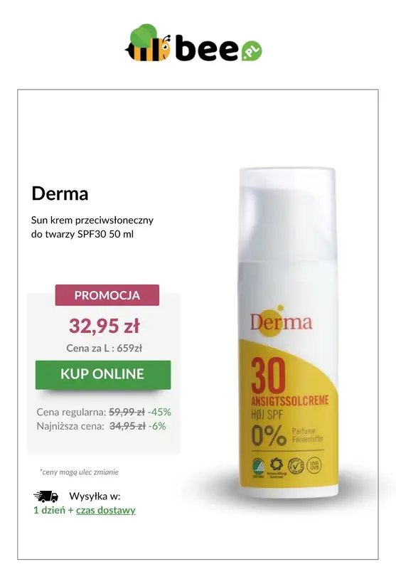 Bee.pl - gazetka promocyjna Ochrona przeciwsłoneczna od wtorku 24.06 do poniedziałku 30.06 - strona 3