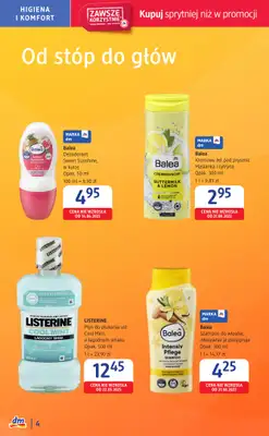Drogerie DM - gazetka promocyjna Łódź, już otwarta nowa drogeria w CH M1 przy ul. Brzezińskiej 27/29 od czwartku 26.06 do soboty 05.07 - strona 4 Drogerie DM - gazetka promocyjna Łódź, już otwarta nowa drogeria w CH M1 przy ul. Brzezińskiej 27/29 od czwartku 26.06 do soboty 05.07 - strona 4