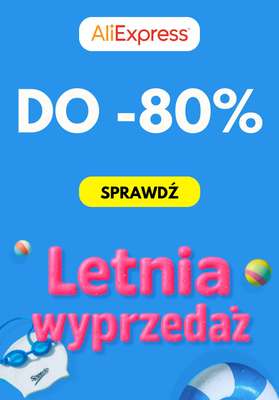 AliExpress - gazetka promocyjna Do -80% letnia wyprzedaż od środy 25.06 