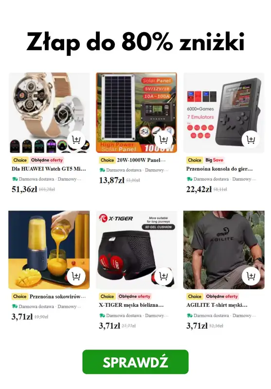 AliExpress - gazetka promocyjna Do -80% letnia wyprzedaż od środy 25.06  - strona 2