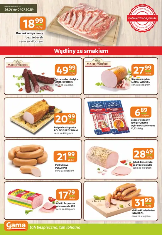 Gama - gazetka promocyjna Gazetka od czwartku 26.06 do wtorku 08.07 - strona 2