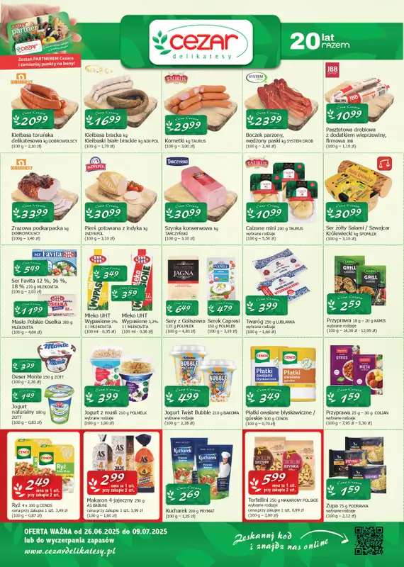 CEZAR Delikatesy - gazetka promocyjna Gazetka od czwartku 26.06 do środy 09.07 - strona 2