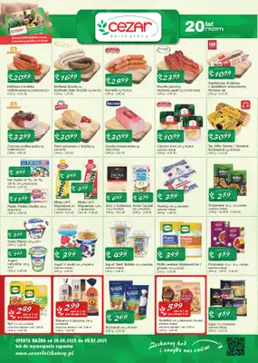 CEZAR Delikatesy - gazetka promocyjna Gazetka od czwartku 26.06 do środy 09.07 - strona 2 CEZAR Delikatesy - gazetka promocyjna Gazetka od czwartku 26.06 do środy 09.07 - strona 2