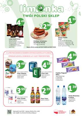 Limonka - gazetka promocyjna Plakat promocyjny od czwartku 03.07 do środy 09.07