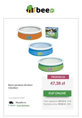 Bee.pl - gazetka promocyjna Zabawki do wody w SUPER cenach! od czwartku 26.06 do środy 02.07 - strona 7 Bee.pl - gazetka promocyjna Zabawki do wody w SUPER cenach! od czwartku 26.06 do środy 02.07 - strona 7
