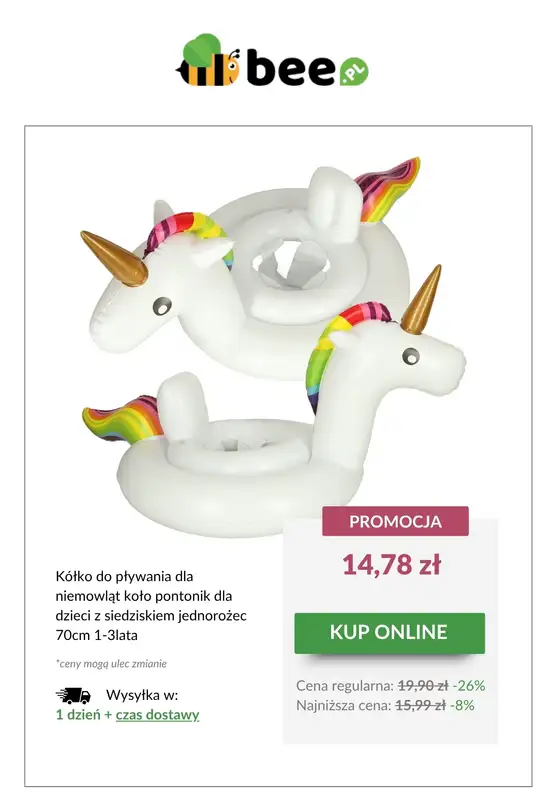 Bee.pl - gazetka promocyjna Zabawki do wody w SUPER cenach! od czwartku 26.06 do środy 02.07 - strona 4